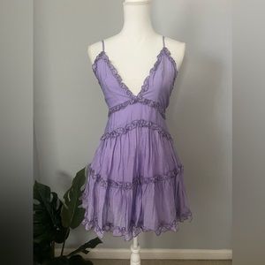 Fashion Nova Lavender Southern Miss Mini Dress NWT